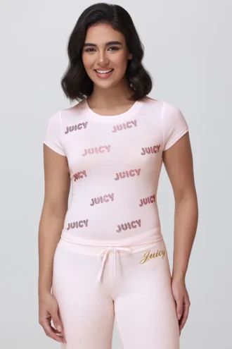 All over Bling Baby Tee