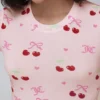 All over Cherry Baby Tee All over Cherry Baby Tee