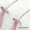 Amelie Bows Ruched Comforter Set Amelie Bows Ruched Comforter Set