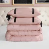 Amelie Bows Ruched Comforter Set Amelie Bows Ruched Comforter Set
