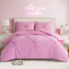 Amora Gathered Heart Comforter Set Amora Gathered Heart Comforter Set