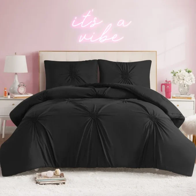 Amora Gathered Heart Comforter Set Amora Gathered Heart Comforter Set