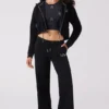 Angel Couture Cropped Fleece Hoodie Angel Couture Cropped Fleece Hoodie