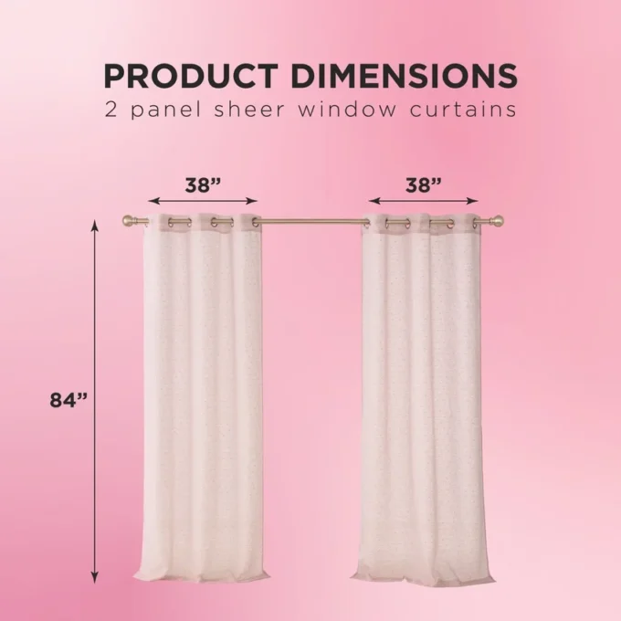 Aurora Sheer Window Curtain Aurora Sheer Window Curtain