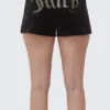 Big Bling Velour Shorts Big Bling Velour Shorts
