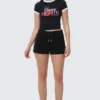 Big Bling Velour Shorts Big Bling Velour Shorts