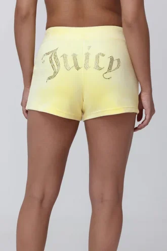 Big Bling Velour Track Shorts