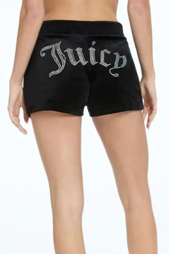 Big Bling Velour Track Shorts