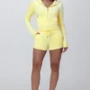 Big Bling Velour Track Shorts Big Bling Velour Track Shorts