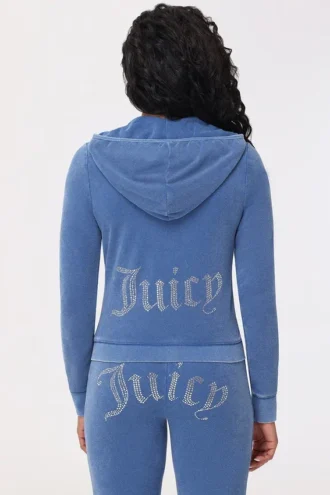 Big Bling Washed Terry Hoodie