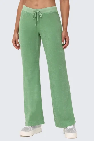 Big Bling Washed Terry Track Pants