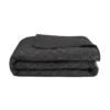 Black Leopard Embossed Quilt Set Black Leopard Embossed Quilt Set