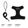 Bling Velour Pet Harness and Leash Set Bling Velour Pet Harness and Leash Set