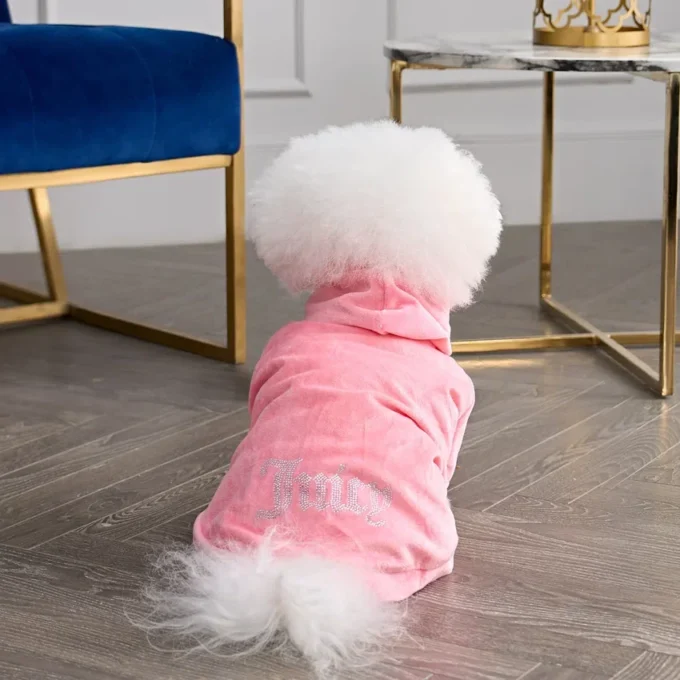 Bling Velour Pet Hoodie Bling Velour Pet Hoodie