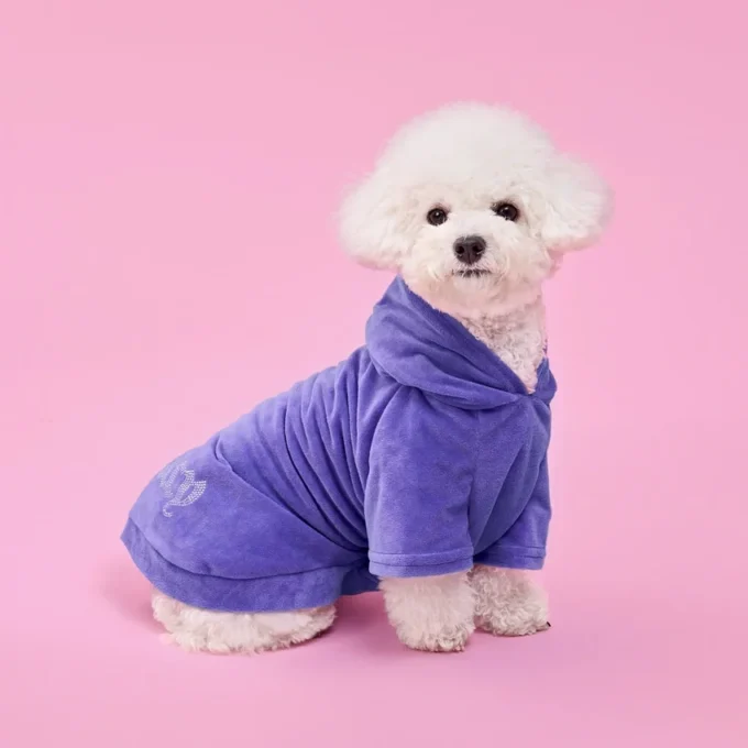 Bling Velour Pet Hoodie Bling Velour Pet Hoodie