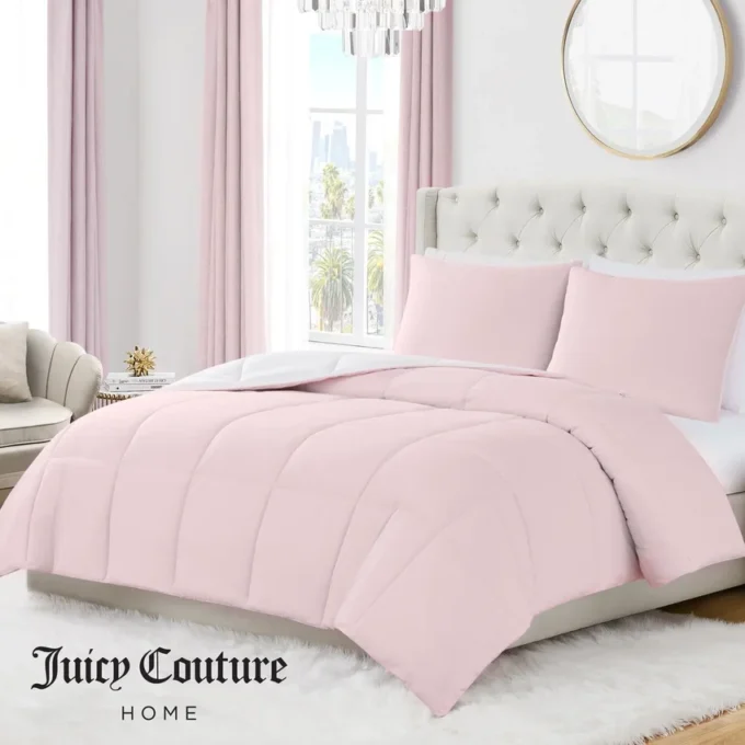 Box Stitch Reversible Comforter Set Box Stitch Reversible Comforter Set