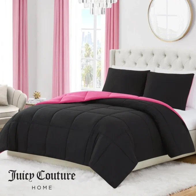 Box Stitch Reversible Comforter Set Box Stitch Reversible Comforter Set