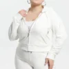 Bride Customizable Big Bling Velour Hoodie Bride Customizable Big Bling Velour Hoodie