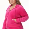 Bride Customizable Big Bling Velour Hoodie Bride Customizable Big Bling Velour Hoodie