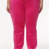 Bride Customizable Big Bling Velour Track Pants