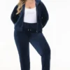 Bride Customizable Big Bling Velour Track Pants Bride Customizable Big Bling Velour Track Pants