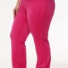 Bride Customizable Big Bling Velour Track Pants