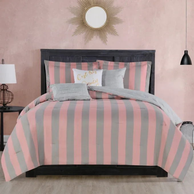 Cabana Striped Reversible Comforter Set Cabana Striped Reversible Comforter Set