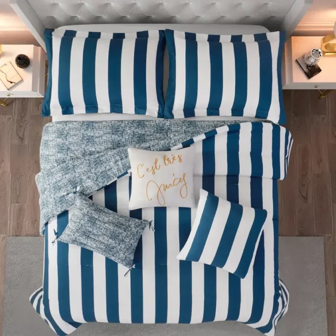 Cabana Striped Reversible Comforter Set Cabana Striped Reversible Comforter Set