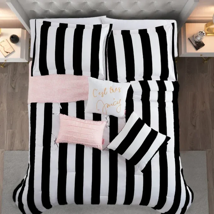 Cabana Striped Reversible Comforter Set Cabana Striped Reversible Comforter Set