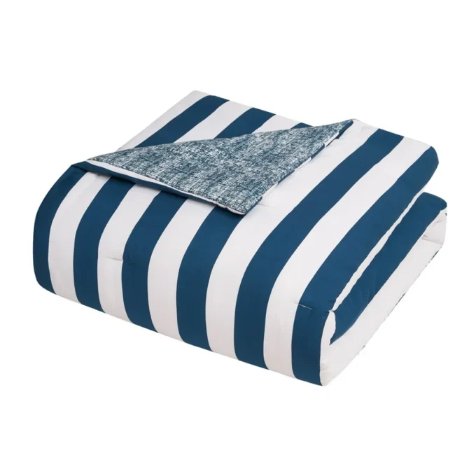 Cabana Striped Reversible Comforter Set Cabana Striped Reversible Comforter Set