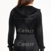 Cancer Customizable Big Bling Velour Hoodie Cancer Customizable Big Bling Velour Hoodie