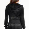 Capricorn Customizable Big Bling Velour Hoodie Capricorn Customizable Big Bling Velour Hoodie