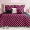Checkerboard Reversible Comforter Set Checkerboard Reversible Comforter Set