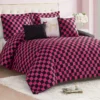 Checkerboard Reversible Comforter Set Checkerboard Reversible Comforter Set