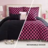 Checkerboard Reversible Comforter Set Checkerboard Reversible Comforter Set