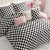 Checkerboard Reversible Comforter Set Checkerboard Reversible Comforter Set