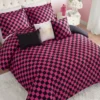 Checkerboard Reversible Comforter Set Checkerboard Reversible Comforter Set