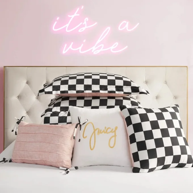 Checkerboard Reversible Comforter Set Checkerboard Reversible Comforter Set
