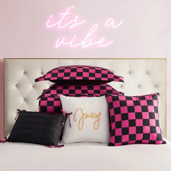 Checkerboard Reversible Comforter Set Checkerboard Reversible Comforter Set