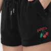 Cherry Bling Velour Shorts Cherry Bling Velour Shorts