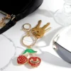 Cherry Charm Keychain Bag Charm Cherry Charm Keychain Bag Charm