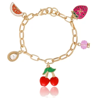 Cherry & Fruit Charm Bracelet Cherry & Fruit Charm Bracelet