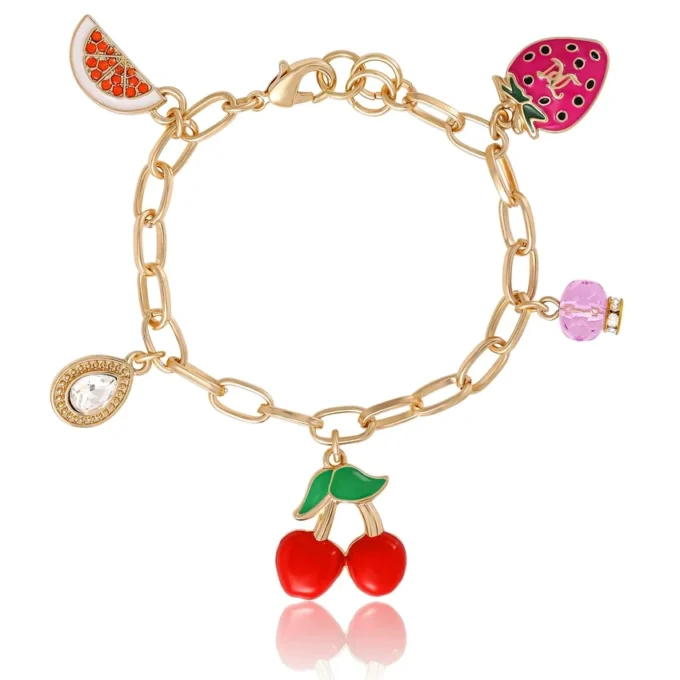 Cherry & Fruit Charm Bracelet Cherry & Fruit Charm Bracelet