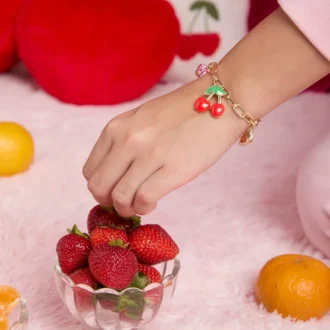 Cherry & Fruit Charm Bracelet Cherry & Fruit Charm Bracelet