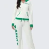 Contrast Low Rise Track Pants