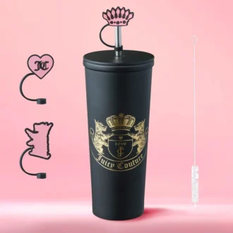 Couture Hydration Stainless Steel Tumbler Cup 6-Piece Set Couture Hydration Stainless Steel Tumbler Cup 6-Piece Set