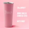 Couture Hydration Stainless Steel Tumbler Cup 6-Piece Set Couture Hydration Stainless Steel Tumbler Cup 6-Piece Set