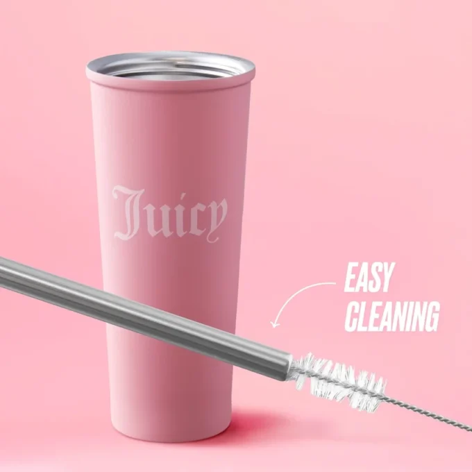 Couture Hydration Stainless Steel Tumbler Cup 6-Piece Set Couture Hydration Stainless Steel Tumbler Cup 6-Piece Set