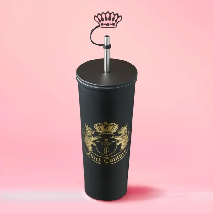 Couture Hydration Stainless Steel Tumbler Cup 6-Piece Set Couture Hydration Stainless Steel Tumbler Cup 6-Piece Set