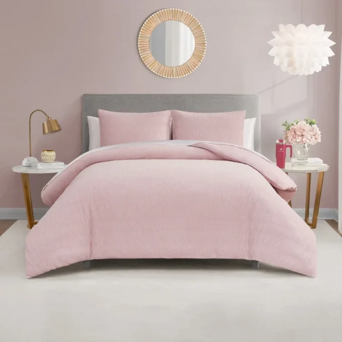 Crinkle Velvet Comforter Set Crinkle Velvet Comforter Set